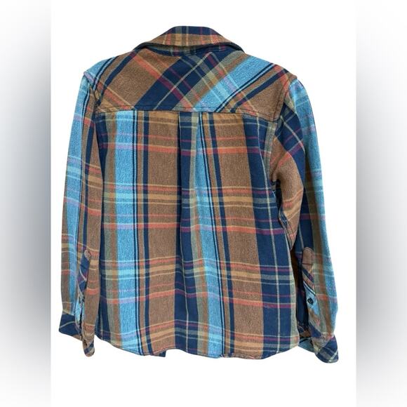 Kavu Carrick Bend Shirt Ocean Depth Plaid Gorpcore Shirt Mens Size M Shacket - Picture 5 of 12